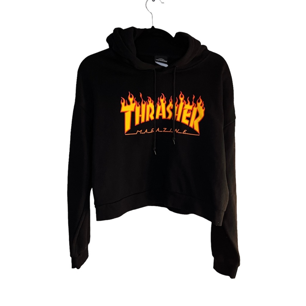 Thrasher cropped hoodie